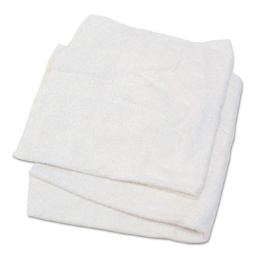 HOSPECO® Woven Terry Rags, White, 15 X 17, 25 Lb-carton freeshipping - TVN Wholesale